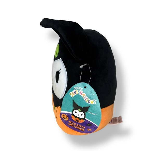 NEW Squishmallows Halloween Hello Kitty Kuromi Pumpkin 8 Inch Soft Sanrio Plush - Picture 4 of 5